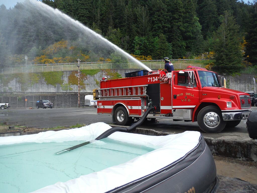 Above Ground Water Impoundment – Cal Fire Training