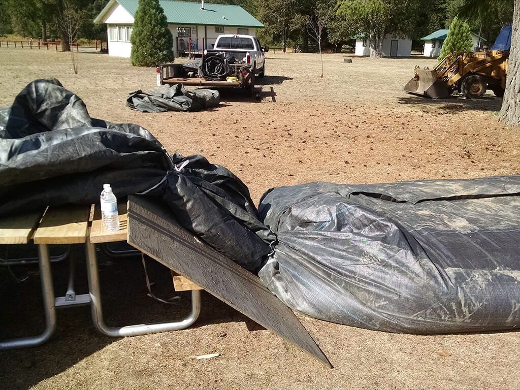 60000 gal Water Storage for Pool Maintenance