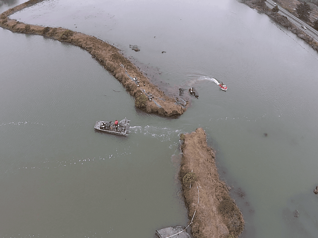 Humboldt Bay Levee Breach Plug