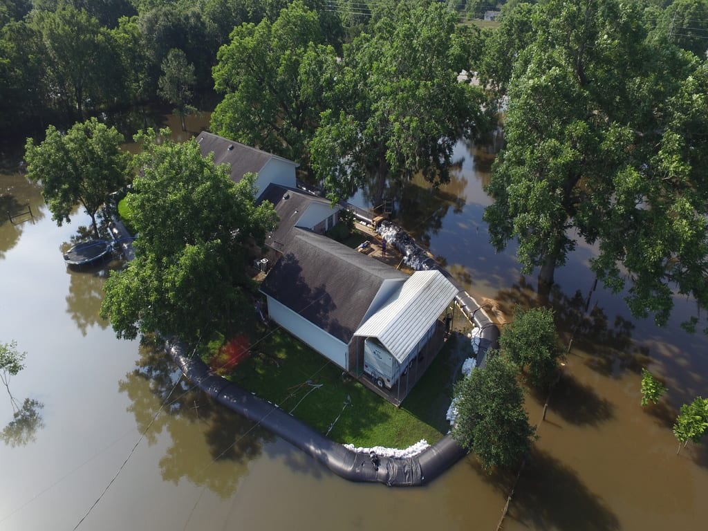 Homeowner Flood Control – Rosharon TX 2016