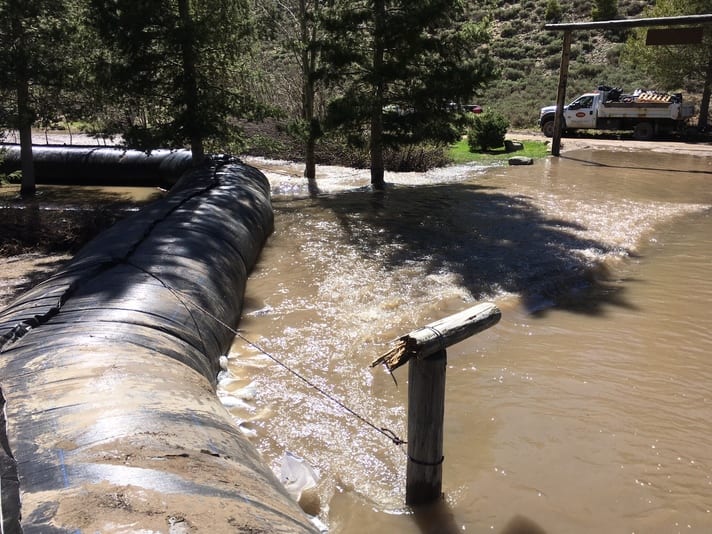 AquaDams as Flood Control Barriers