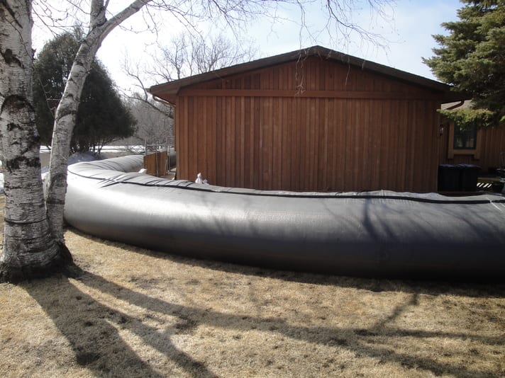 AquaDams as Flood Control Barriers