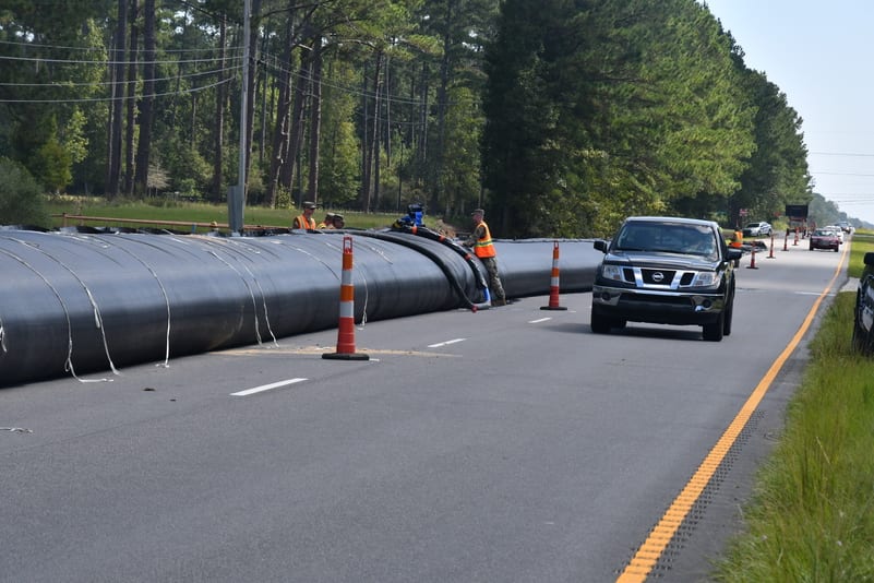 AquaDams as Flood Control Barriers