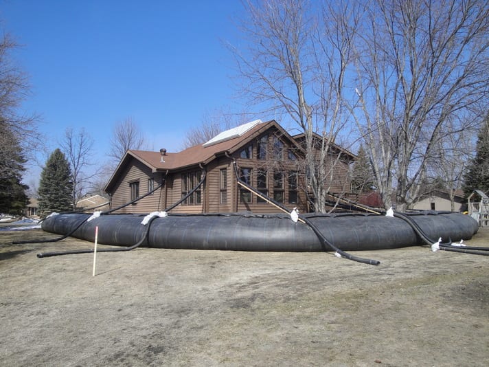 AquaDams as Flood Control Barriers