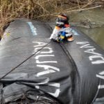 Jacoby Creek Bank Washout, Isolation with AquaDams