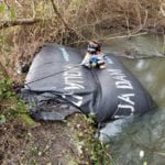 Jacoby Creek Bank Washout, Isolation with AquaDams