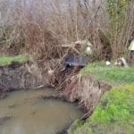 Jacoby Creek Bank Washout, Isolation with AquaDams